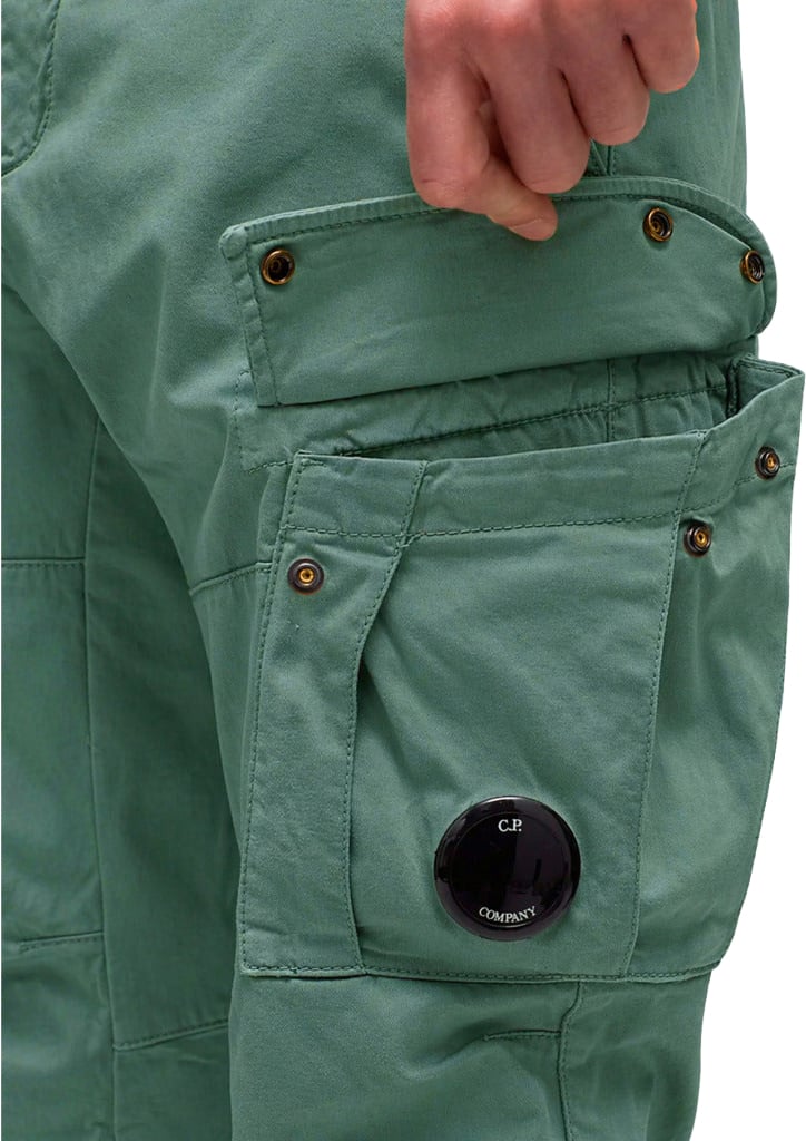 CP Company Trousers Cargo Green Mint Groen