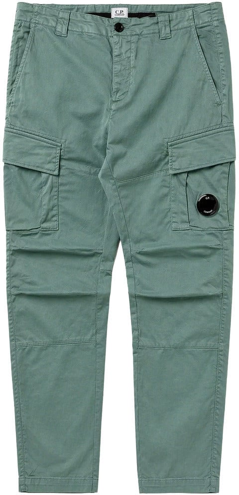 CP Company Trousers Cargo Green Mint Groen