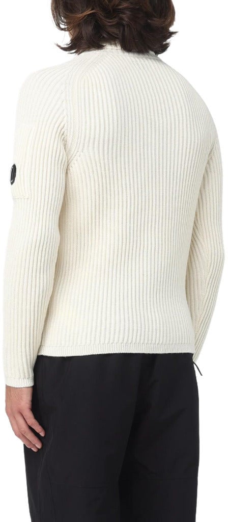 CP Company Turtle Neck Re-wool Cream Wit