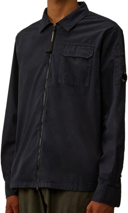 CP Company Shirts Blue Blauw