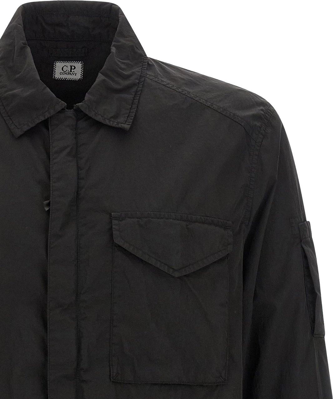 CP Company Heren Overshirt - Overshirt Zwart