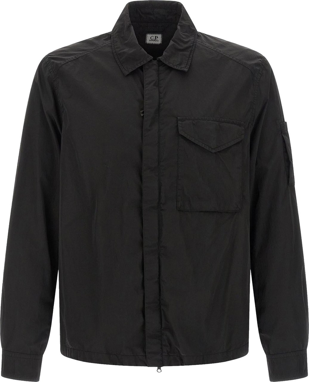 CP Company Heren Overshirt - Overshirt Zwart