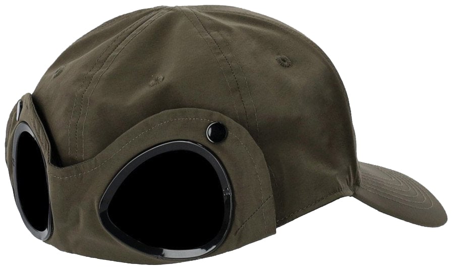 CP Company C.P. COMPANY CHROME-R GOGGLE MILITARY CAP Groen