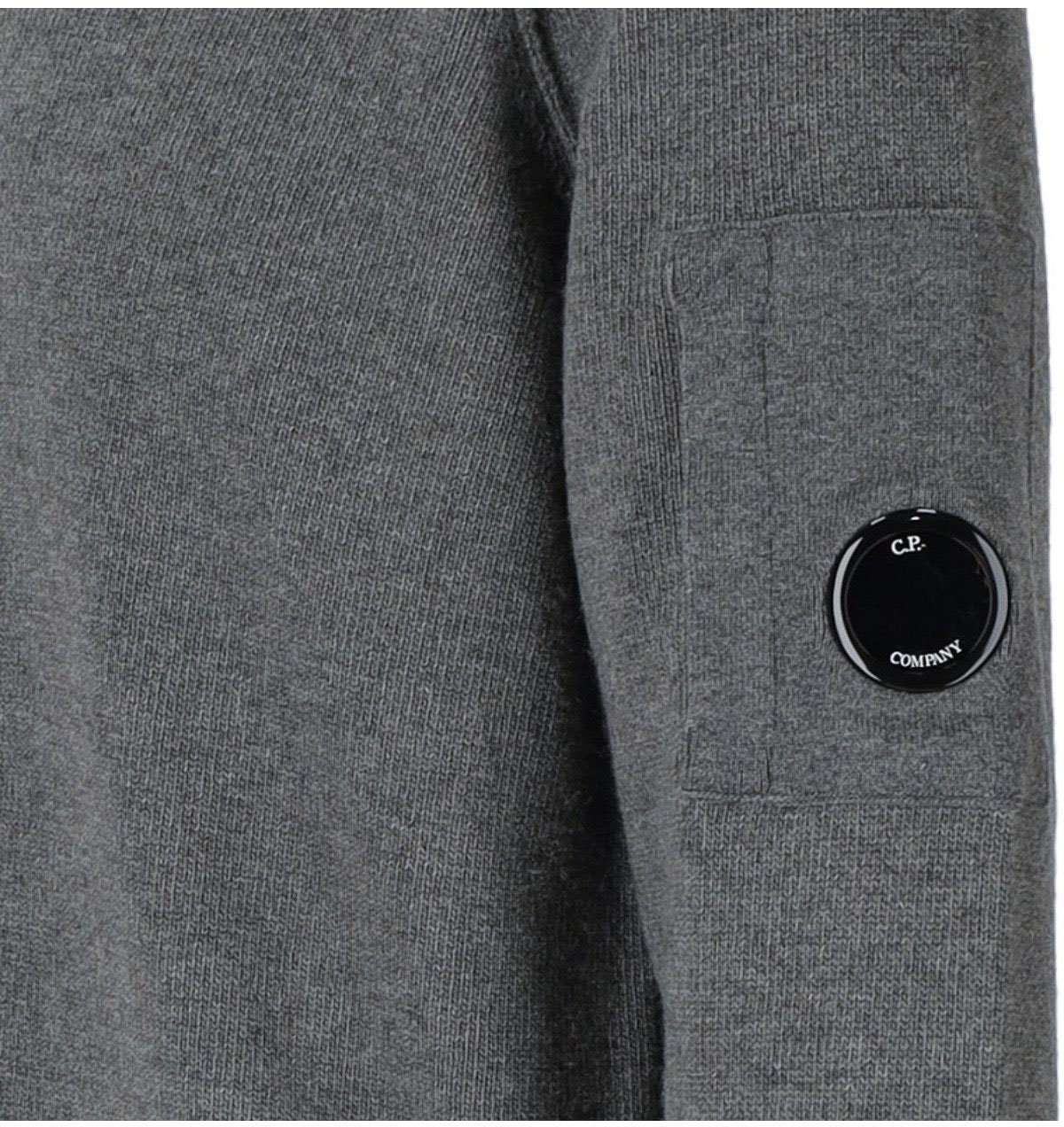 CP Company C.P. COMPANY GRS GUNMETAL TURTLENECK SWEATER Grijs