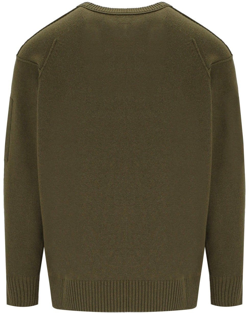 CP Company C.P. COMPANY GRS IVY CREWNECK JUMPER Groen