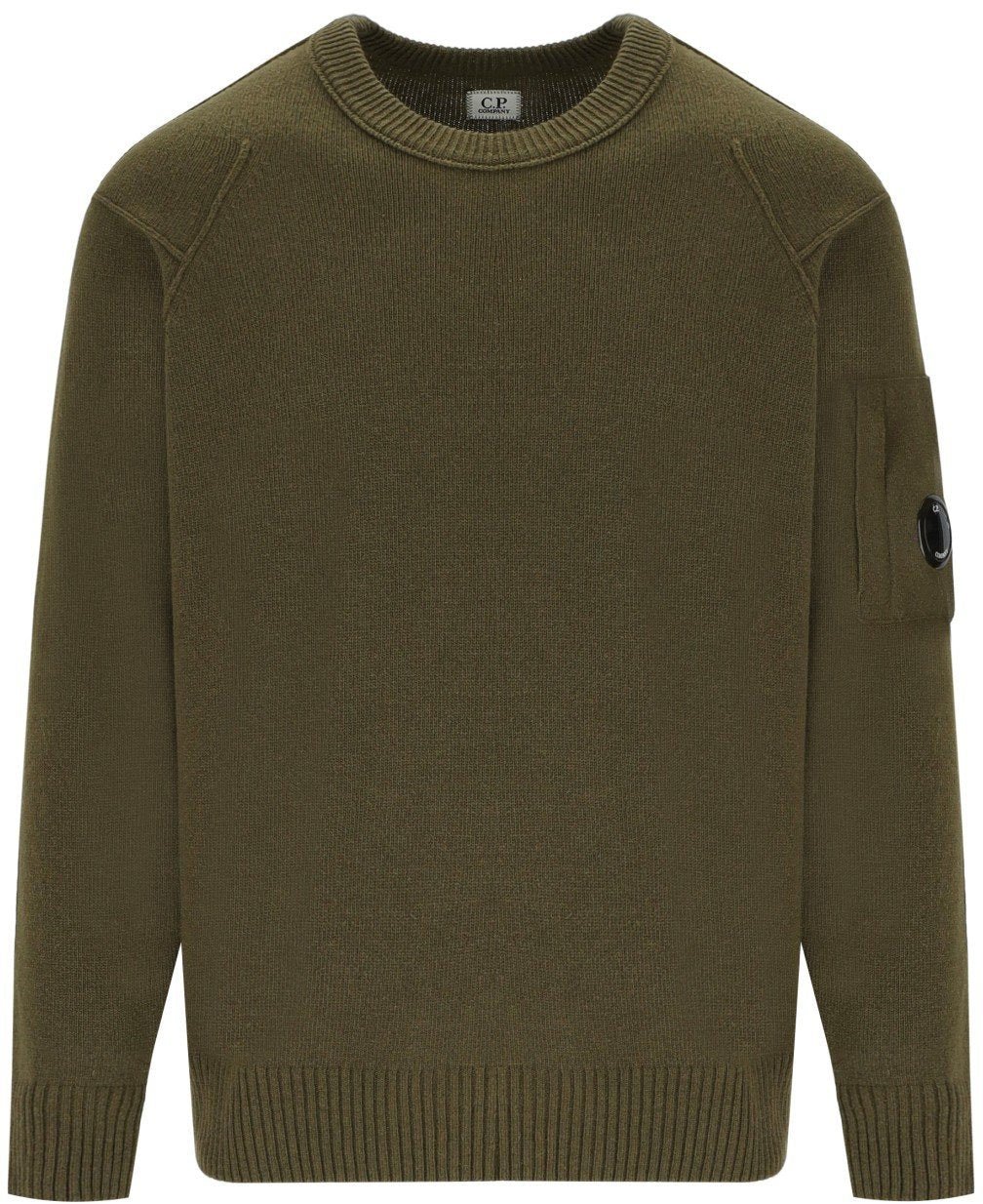 CP Company C.P. COMPANY GRS IVY CREWNECK JUMPER Groen