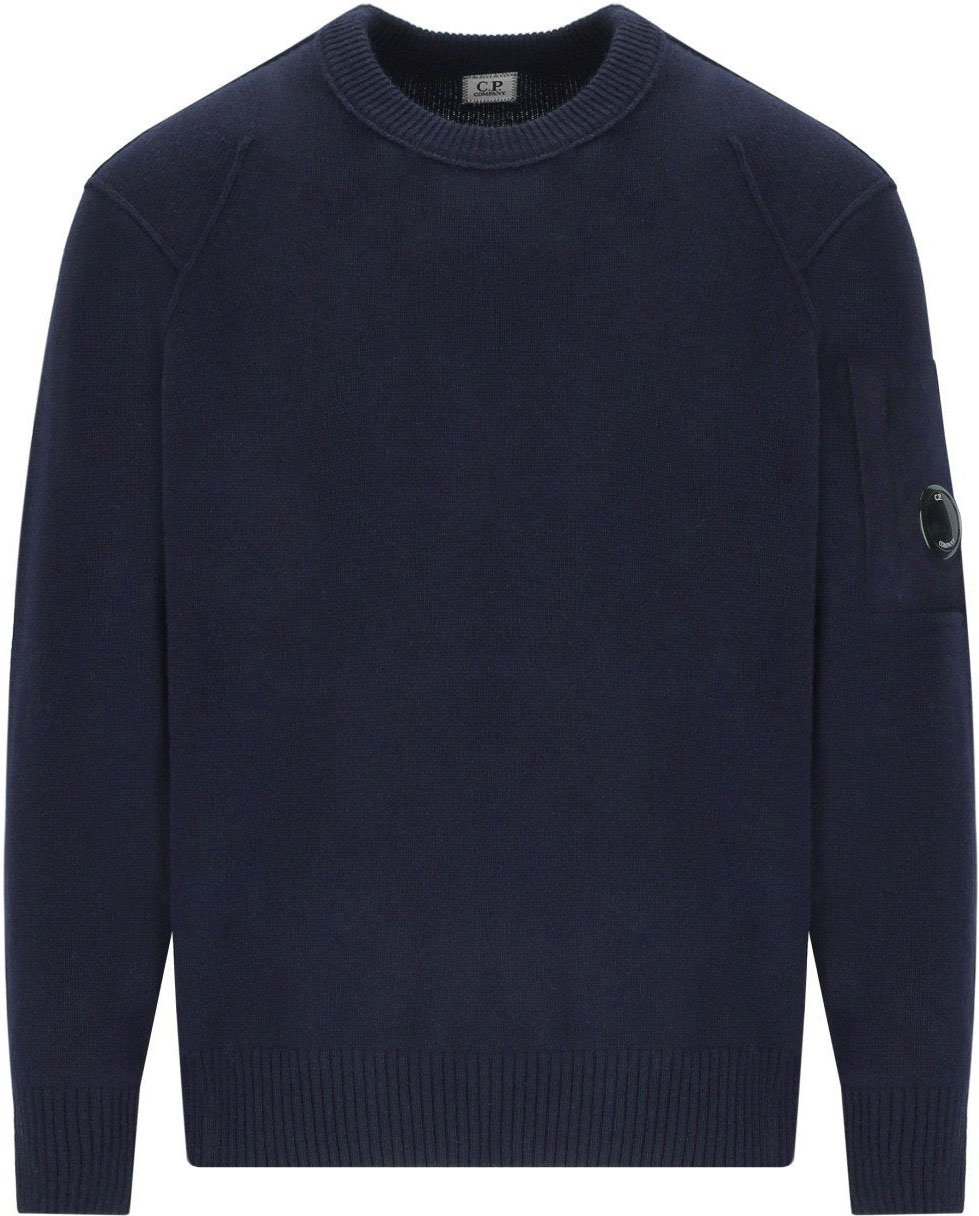 CP Company C.P. COMPANY GRS TOTAL ECLIPSE CREWNECK JUMPER Blauw