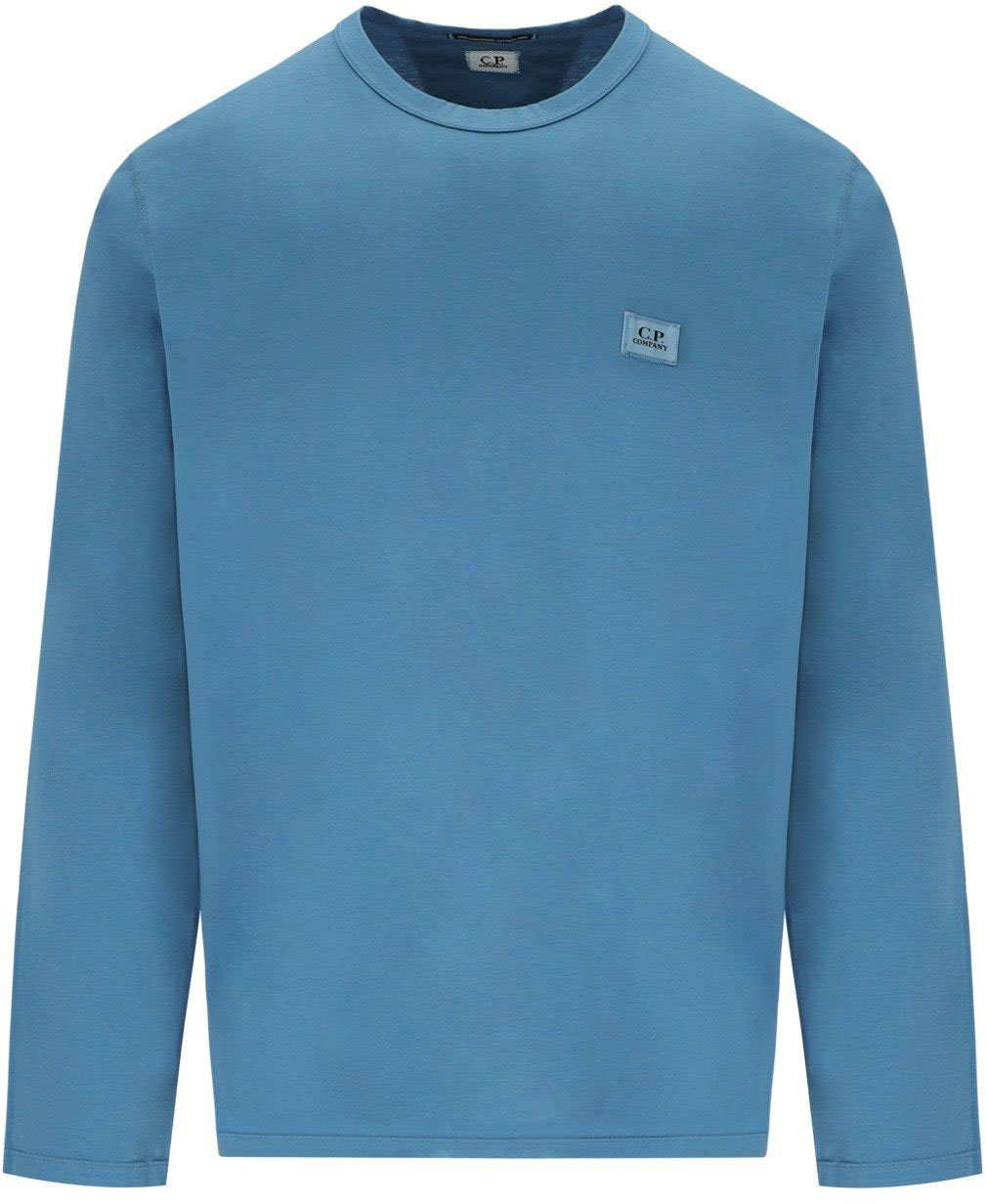 CP Company C.P. COMPANY AEGEAN LONG SLEEVED T-SHIRT Blauw