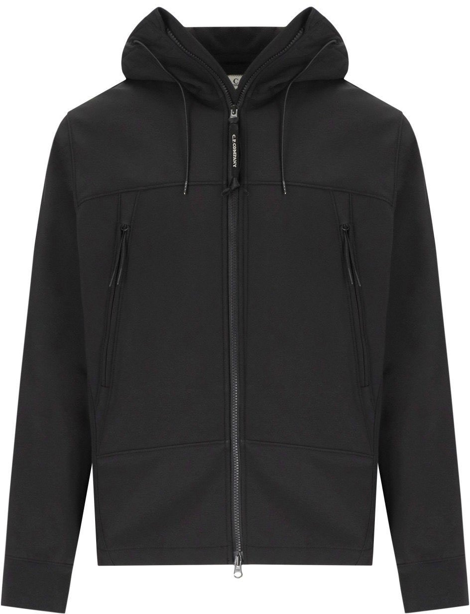 CP Company C.P. COMPANY C.P. SHELL-R GOGGLE HOODED JACKET Zwart