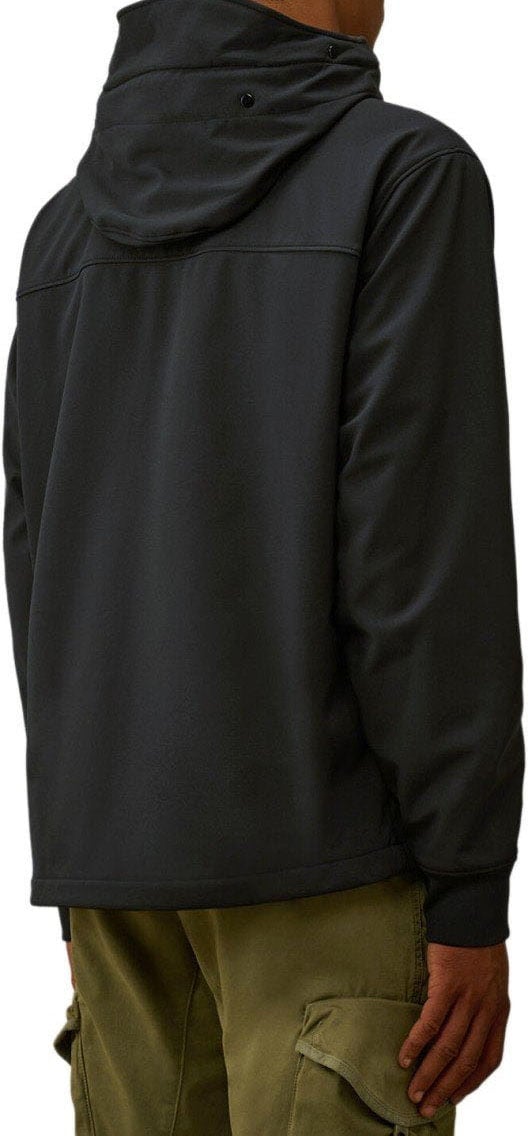 CP Company C.P. COMPANY C.P. SHELL-R GOGGLE HOODED JACKET Zwart