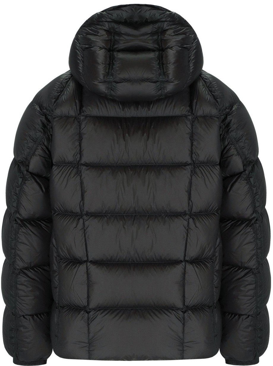 CP Company C.P. COMPANY D.D. SHELL HOODED DOWN JACKET Zwart