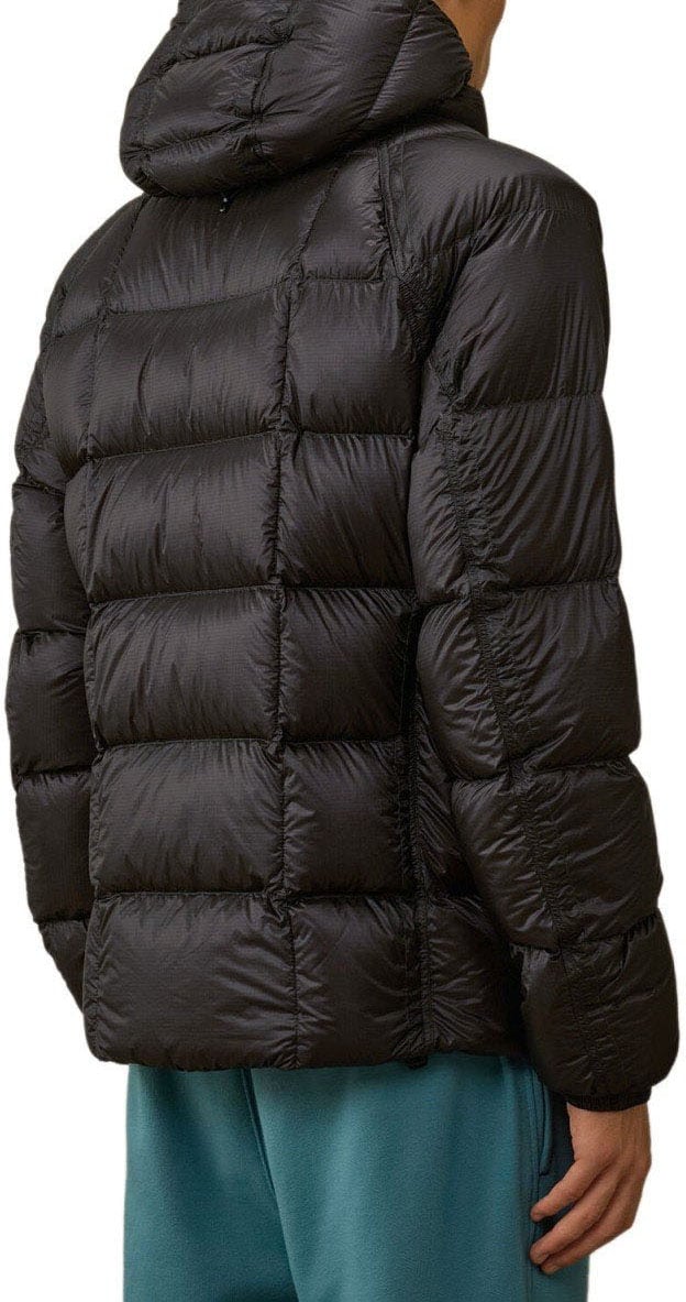 CP Company C.P. COMPANY D.D. SHELL HOODED DOWN JACKET Zwart