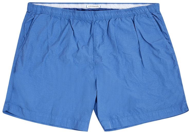 CP Company C.P. Company Blue Polyamide Swim Shorts Blauw