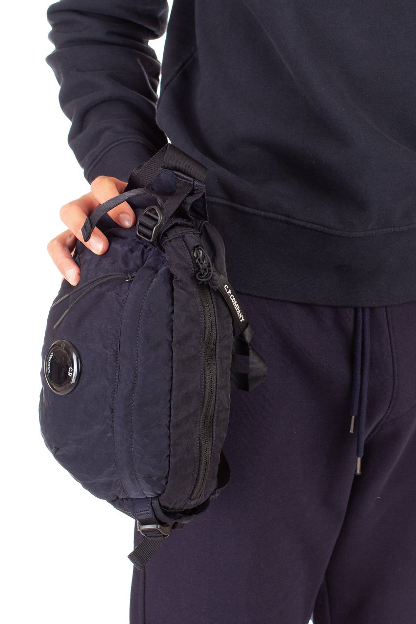 CP Company Nylon-B Technical Lens Belt Bag Zwart