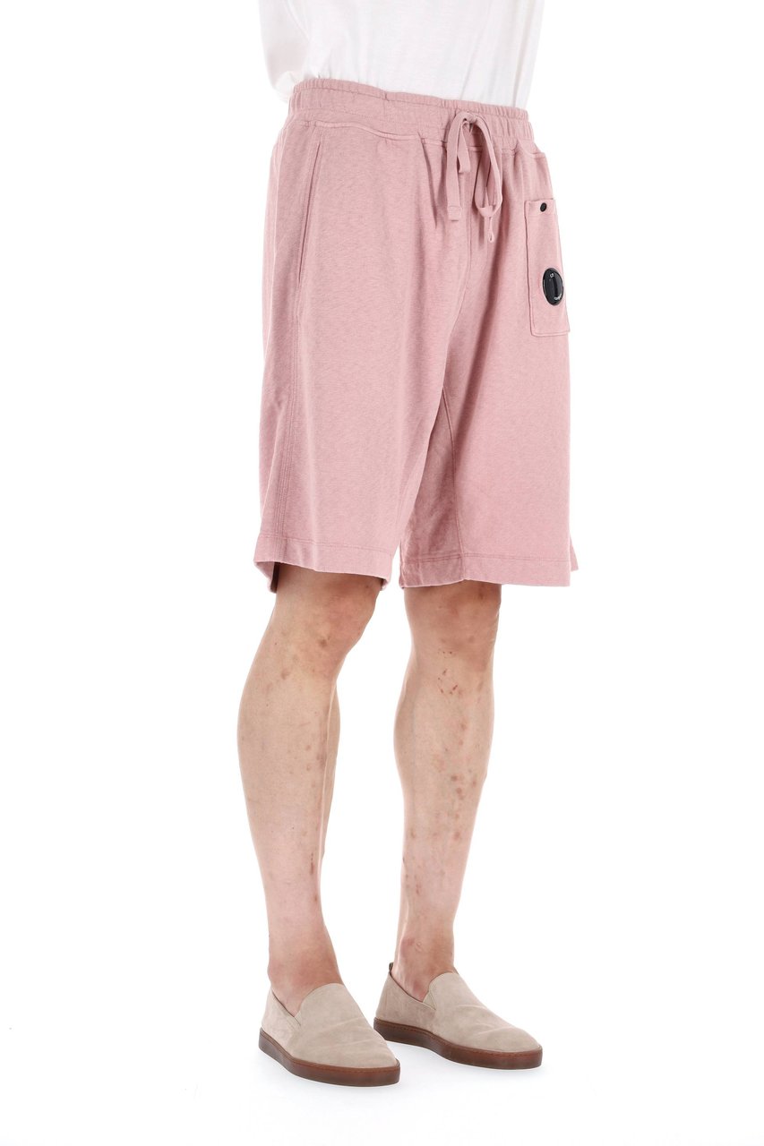 CP Company Malfilè Cotton Bermuda Roze