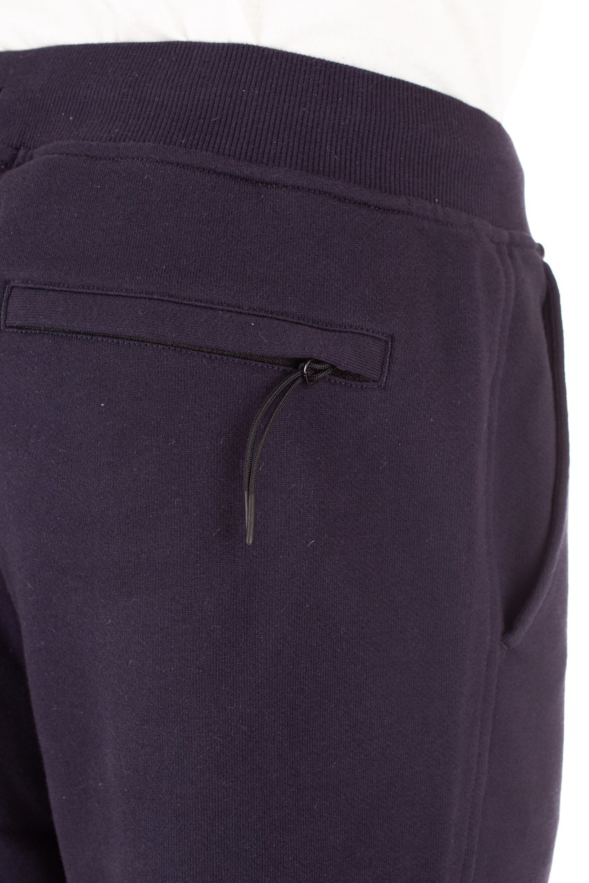 CP Company Cotton Diagonal Jogger Sweatpants Zwart