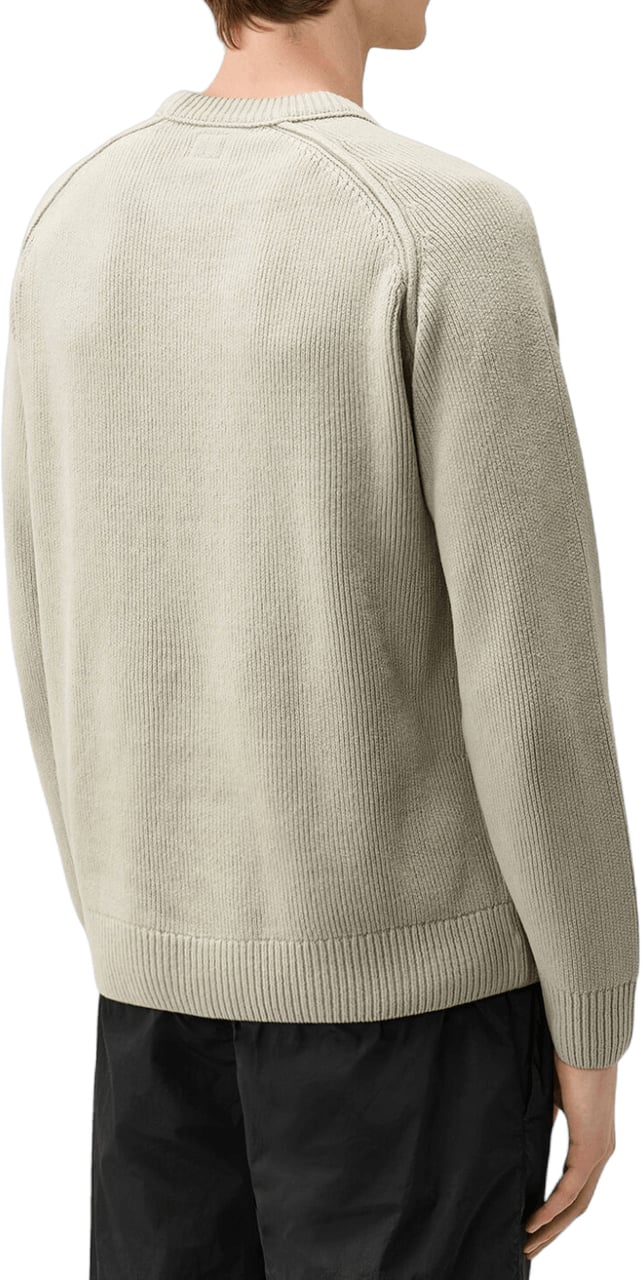 CP Company CHENILLE COTTON LENS CREWNECK Taupe