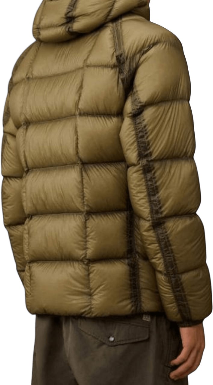 CP Company D.D. SHELL HOODED DOWN JACKET Donkergroen