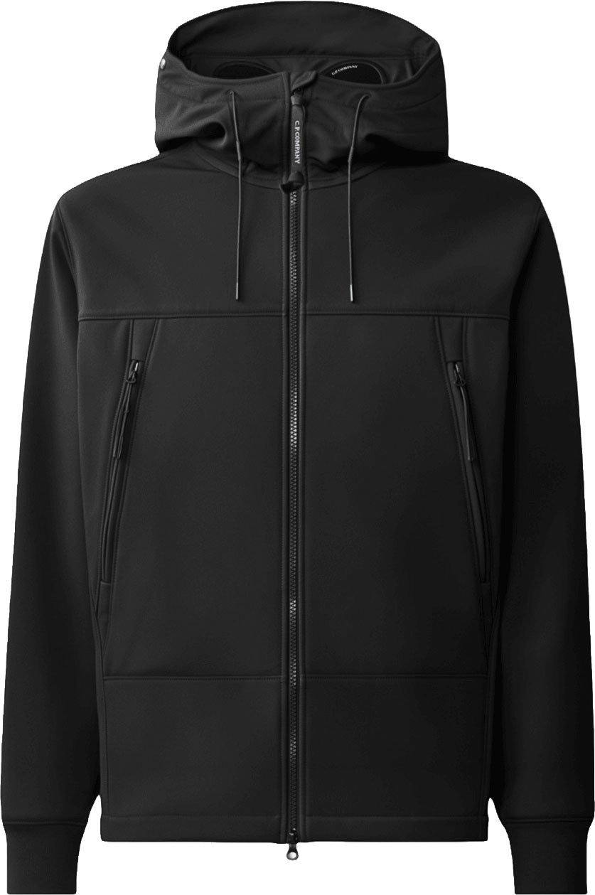 CP Company C.P. SHELL-R GOGGLE JACKET Zwart