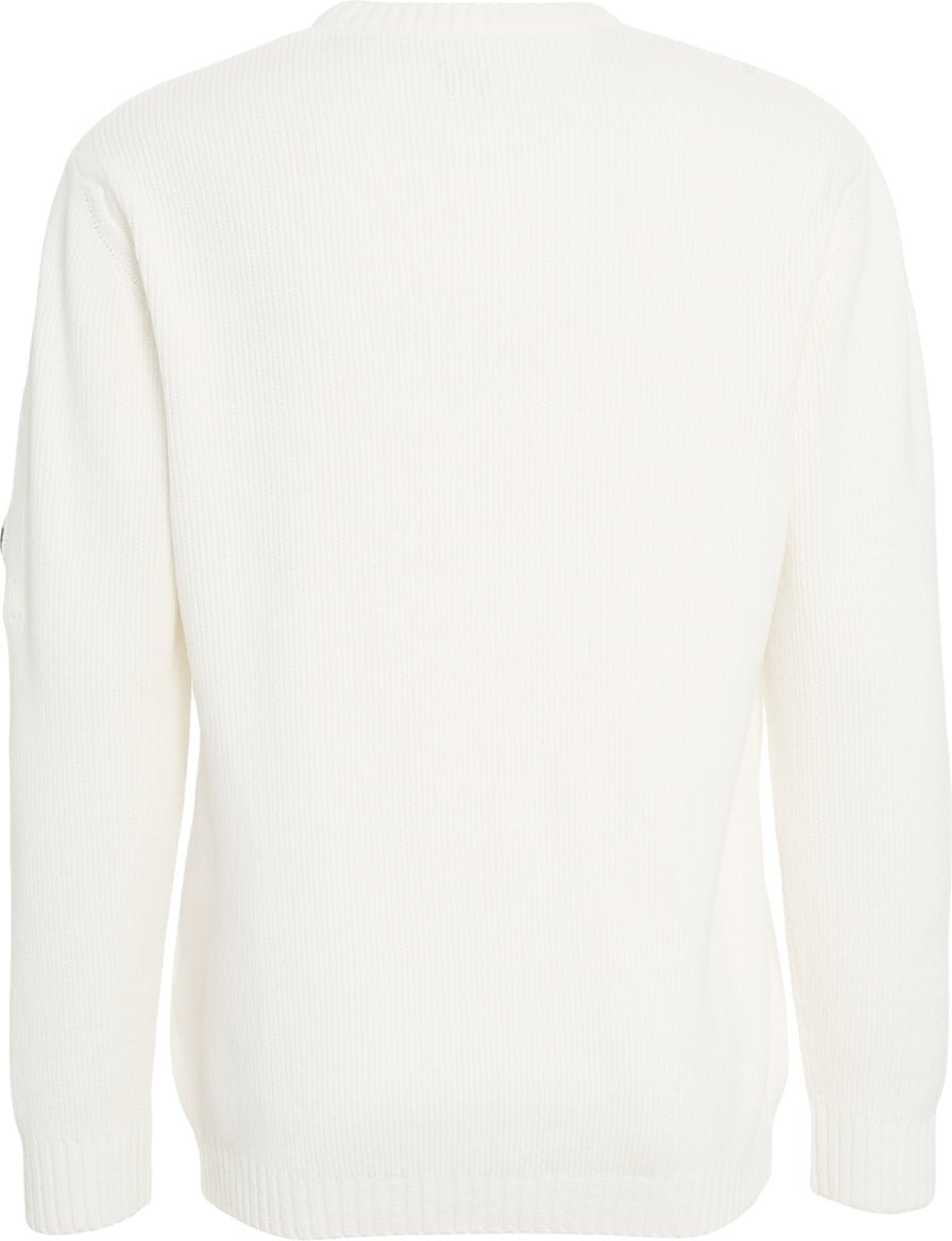 CP Company Sweater with logo detail Wit