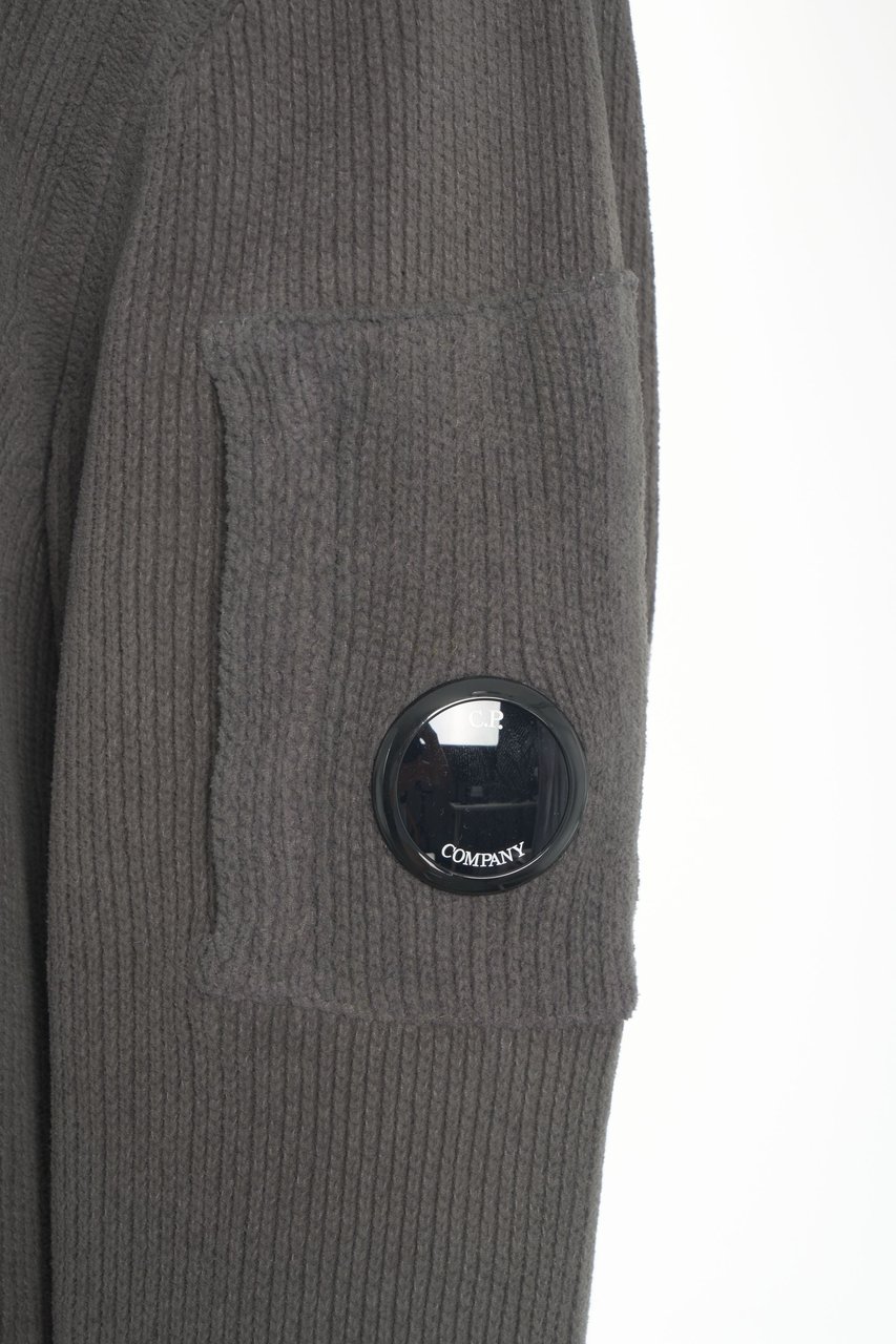 CP Company Long-sleeve knit polo Beige