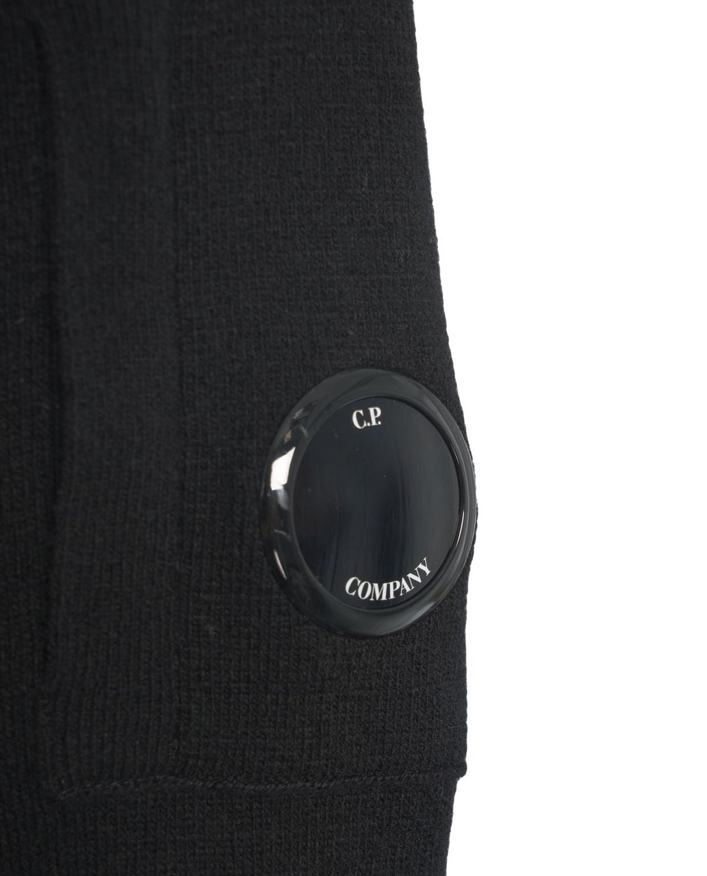 CP Company Knit hooded jacket Zwart