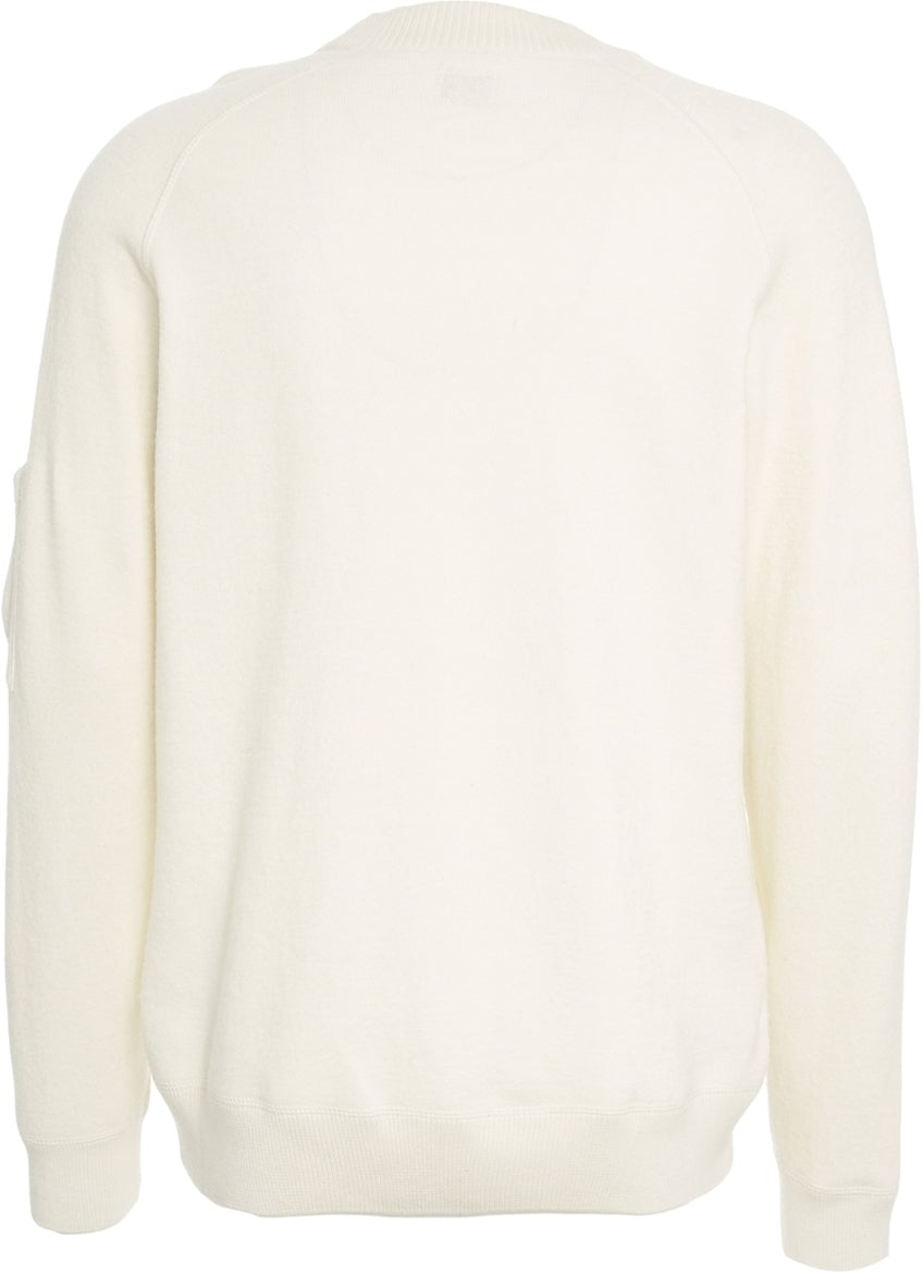 CP Company Sweater with logo Wit