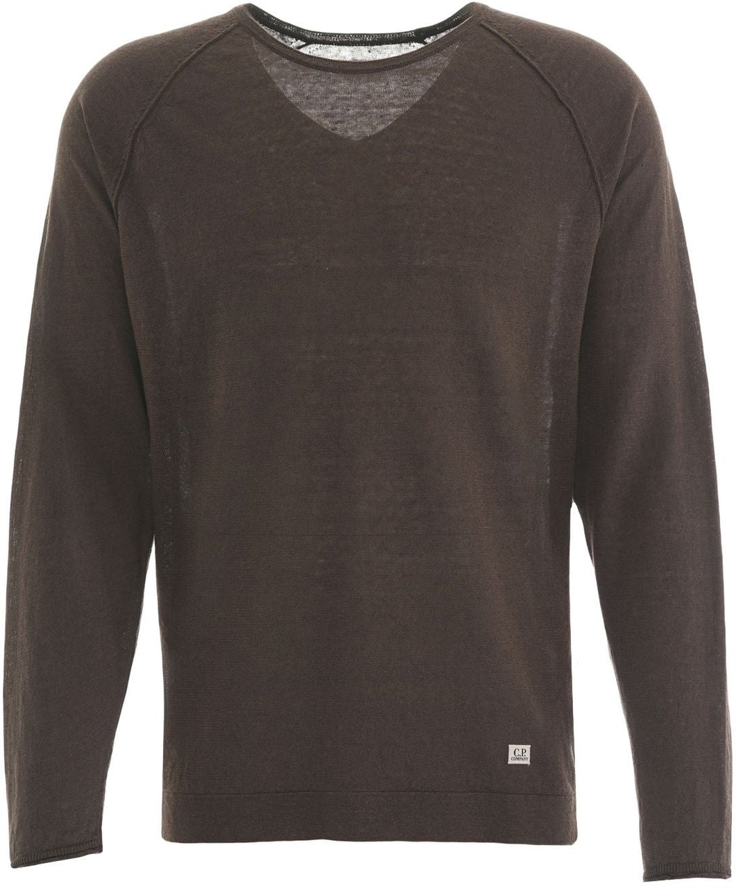 CP Company Linen sweater Groen