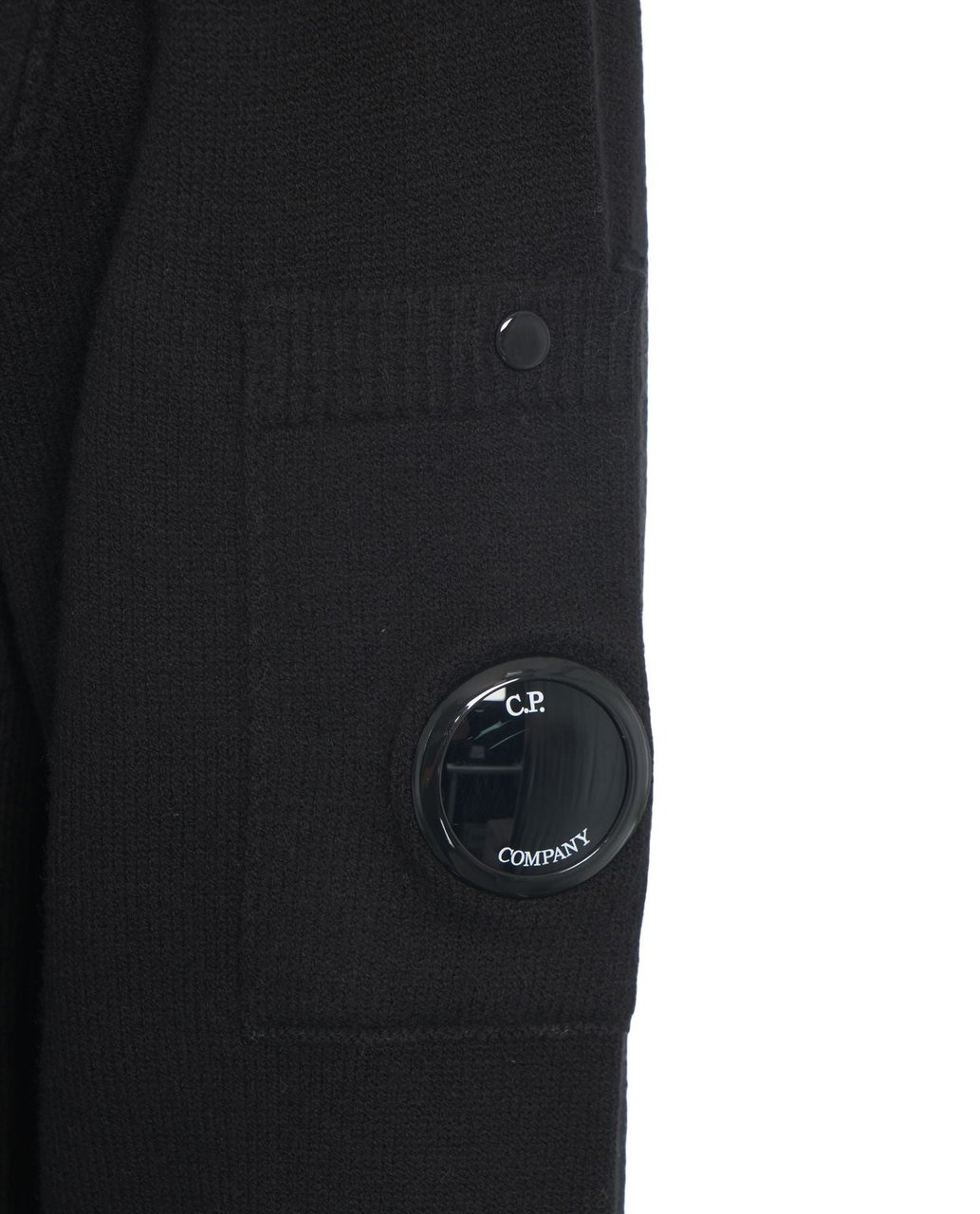 CP Company Sweater with logodetail Zwart