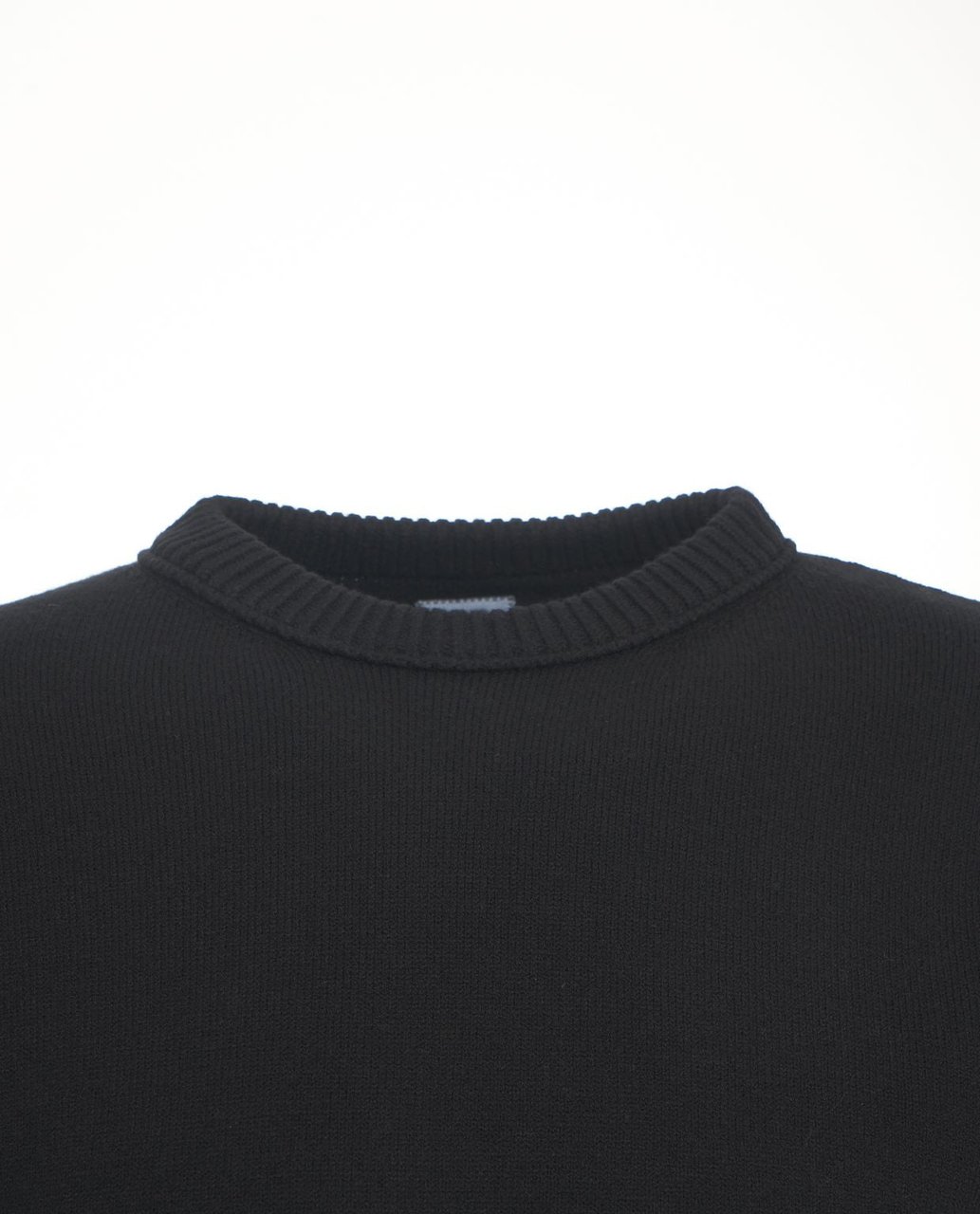 CP Company Sweater with logodetail Zwart