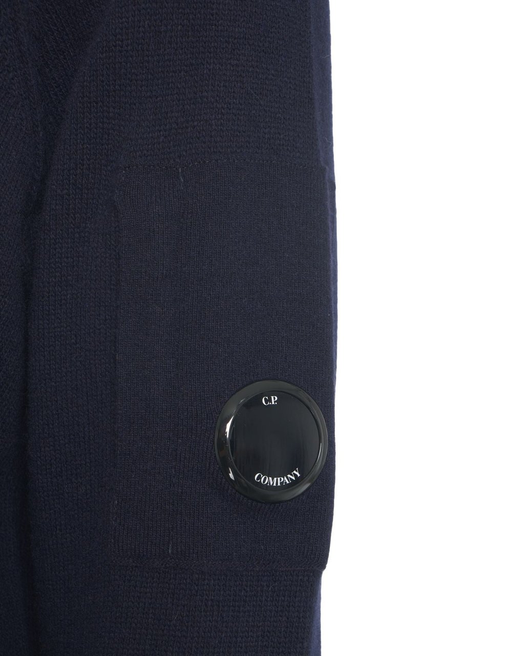 CP Company Sweater with logo detail Blauw