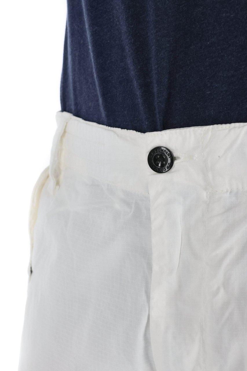CP Company Cotton Ripstop Cargo Bermuda Wit