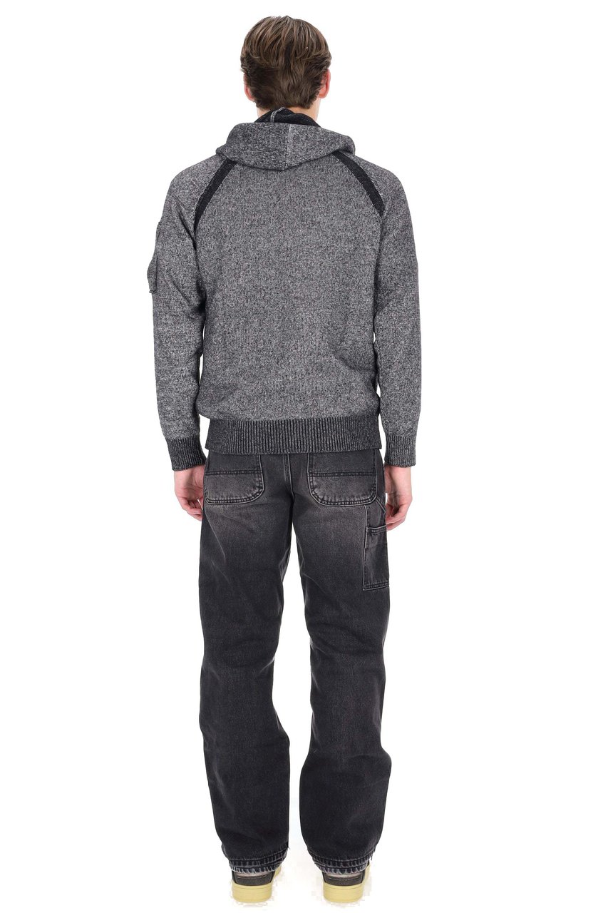 CP Company Mouliné Wool Hoodie Grijs