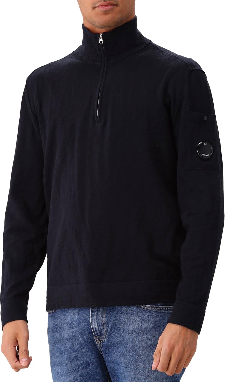 CP Company C.P. Company Trui Blauw Polo Collar Blauw