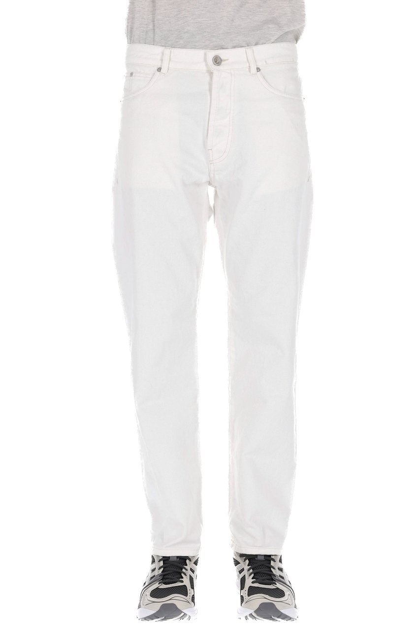 CP Company White 10oz Cotton Bull Jeans Wit