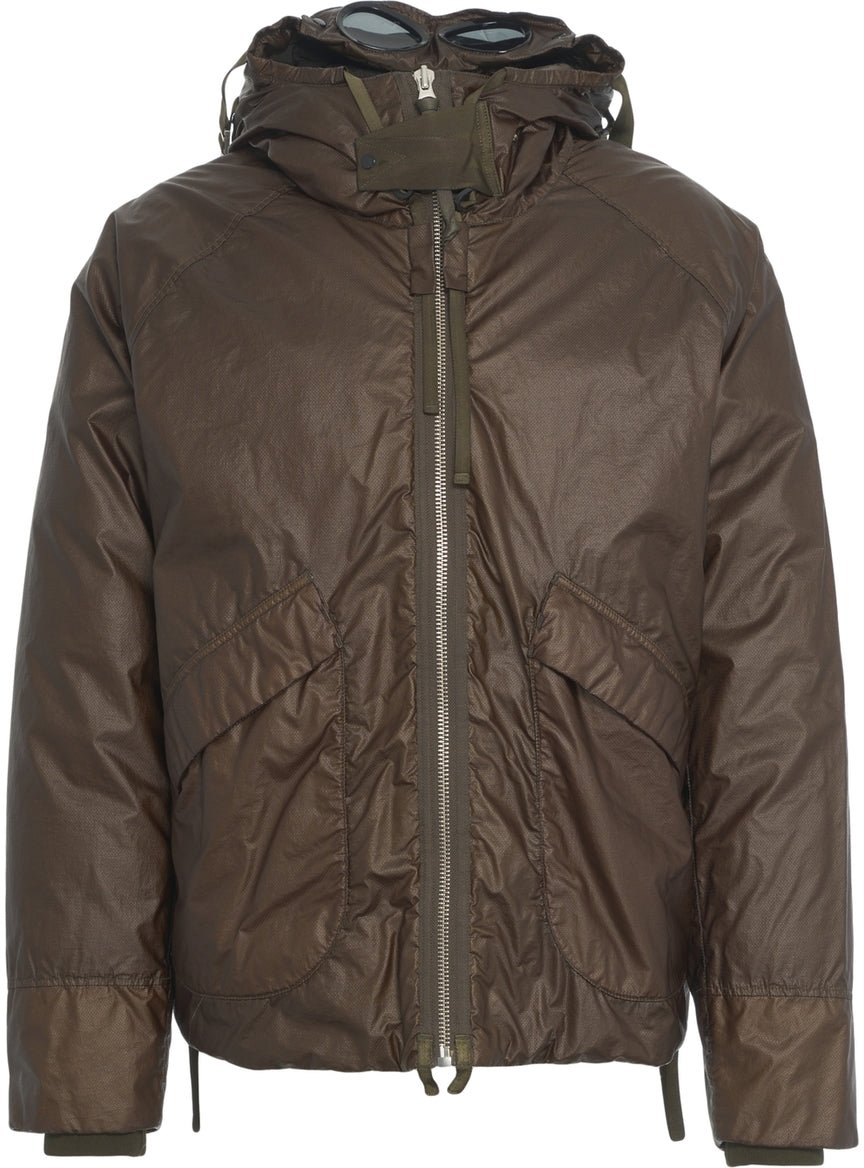 CP Company Down jacket 'Opal Goggle' Groen