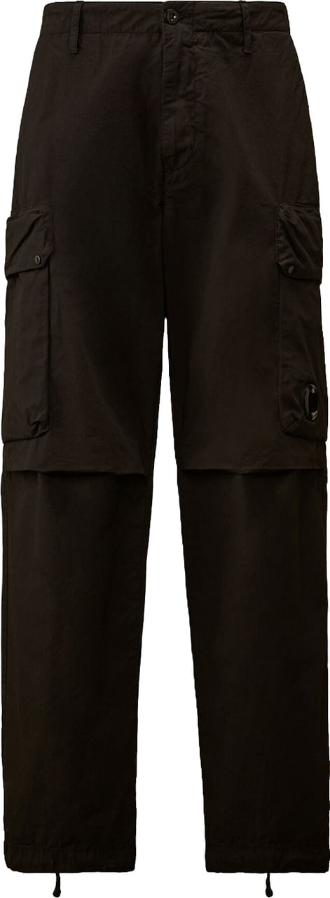 CP Company MICRO-REPS BOXY CARGO LENS BROEK ZWART Zwart