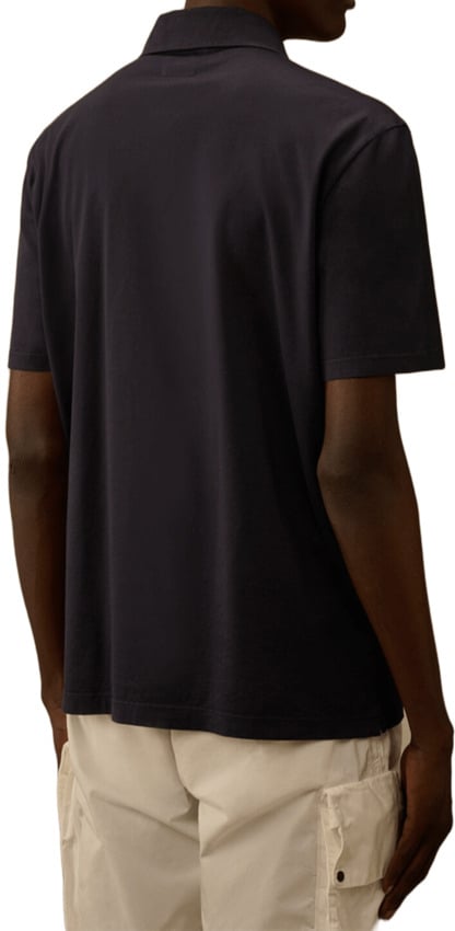 CP Company C.p. Company T-shirt E Polo Total Eclipse Zwart