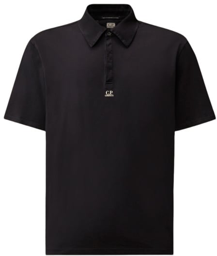 CP Company C.p. Company T-shirt E Polo Total Eclipse Zwart