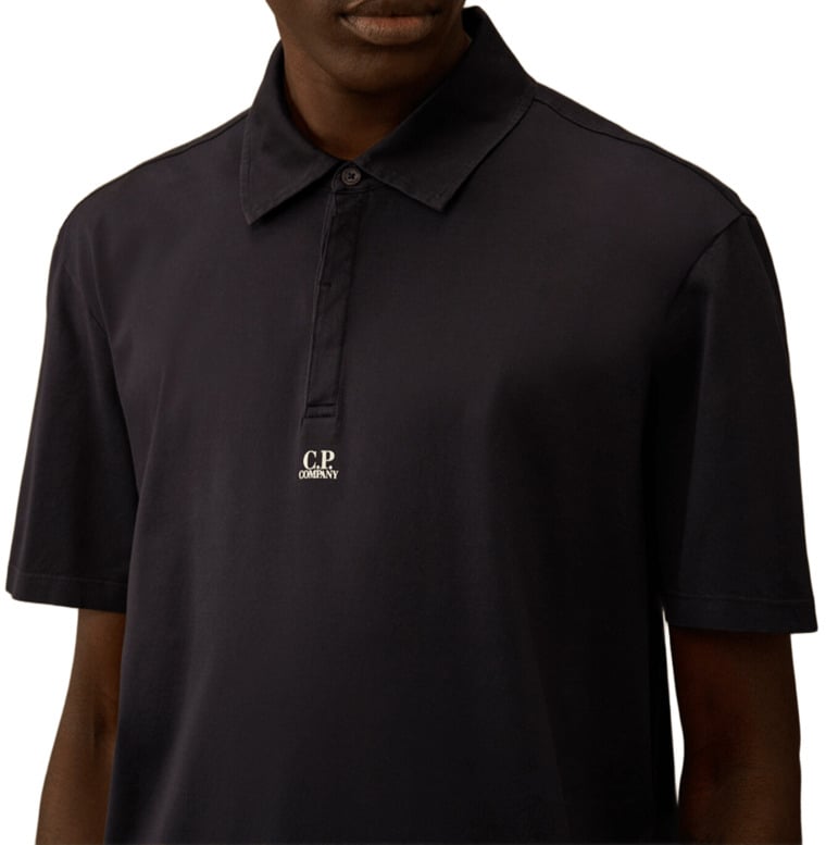 CP Company C.p. Company T-shirt E Polo Total Eclipse Zwart