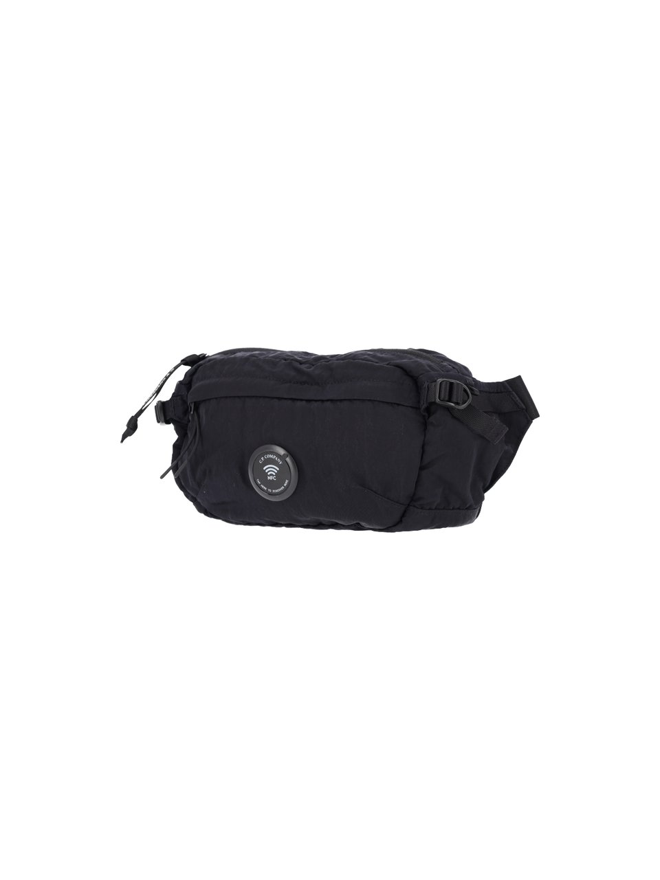 CP Company Blue Nylon B Lens Belt Bag Zwart