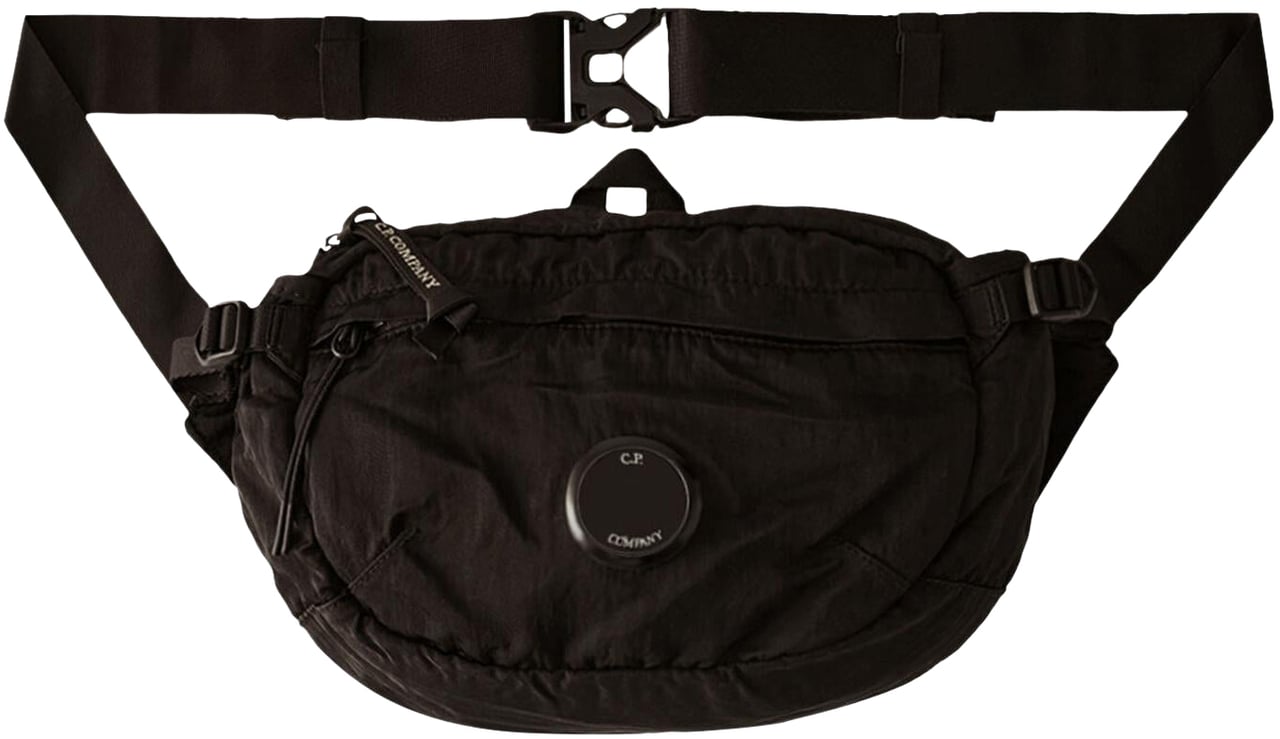 CP Company Heren Waist Lens Bag Zwart Zwart