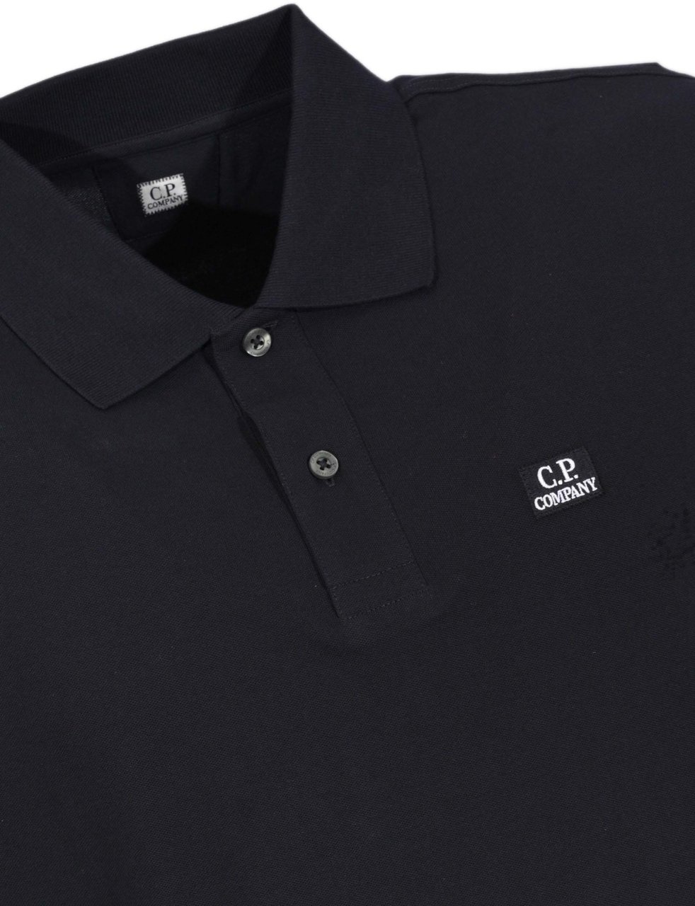 CP Company T-Shirts And Polos Total Eclipse Zwart