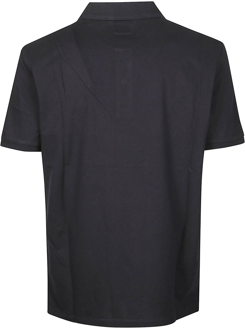 CP Company Short Sleeve Polo Shirt Blue Blauw