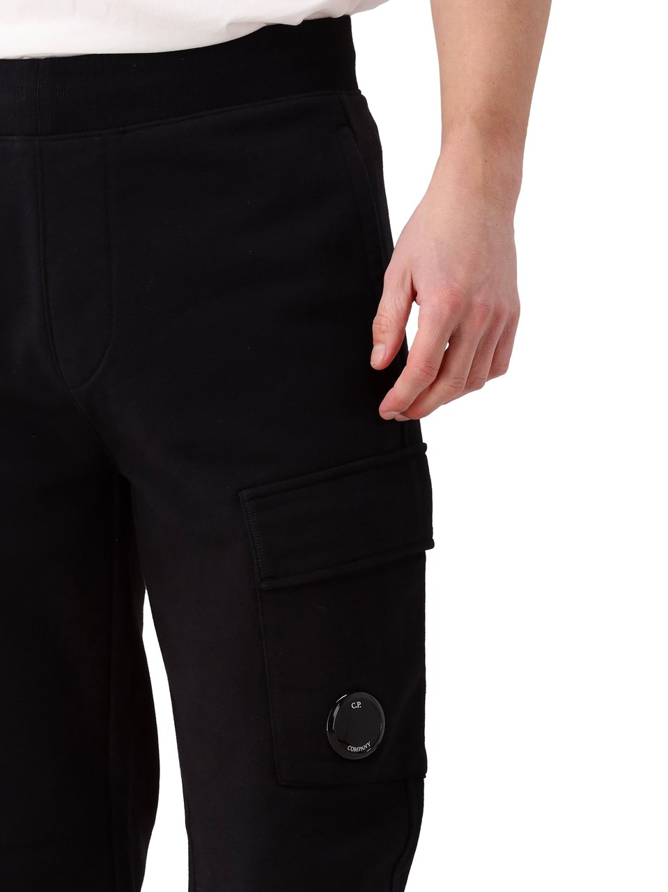 CP Company CP Company Sweatpants Zwart Cargo Lens Zwart