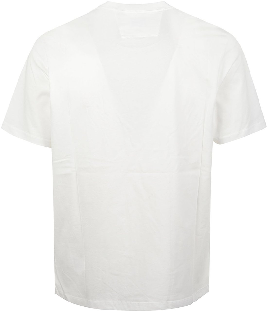 CP Company 30/1 Jersey Logo Patch T-shirt White Wit