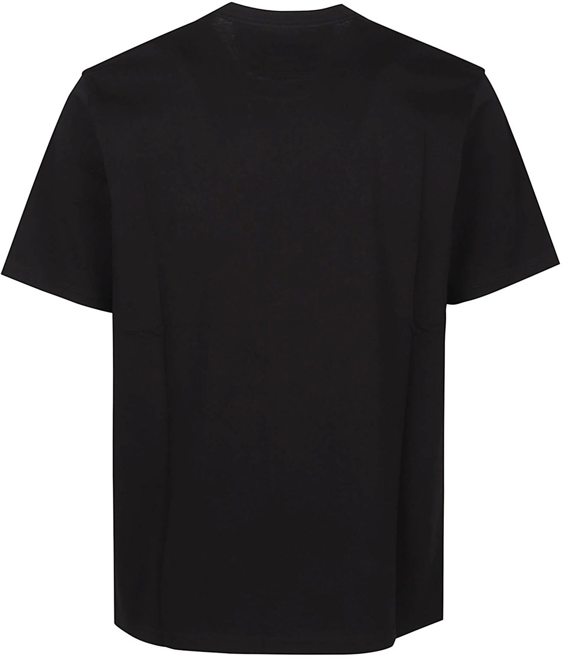 CP Company 30/1 Jersey Logo Patch T-shirt Black Zwart