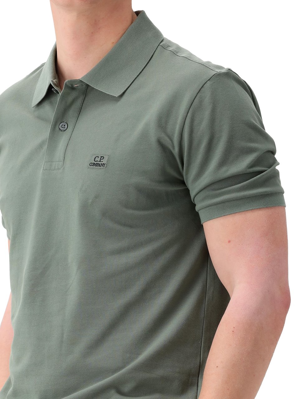 CP Company CP Company Polo Groen Stretch Piquet Groen