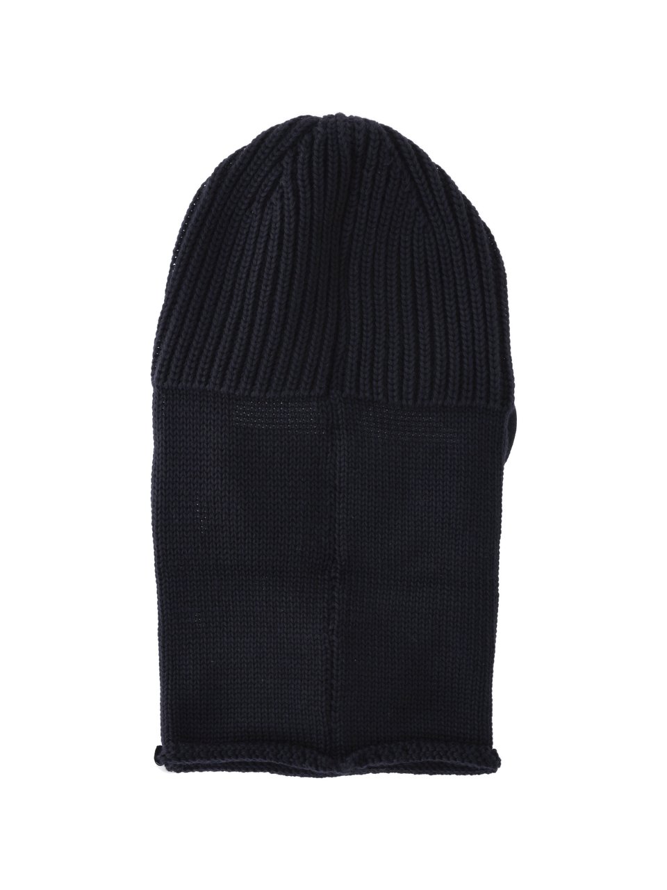 CP Company Navy Blue Goggle Knit Wool Balaclava Blauw