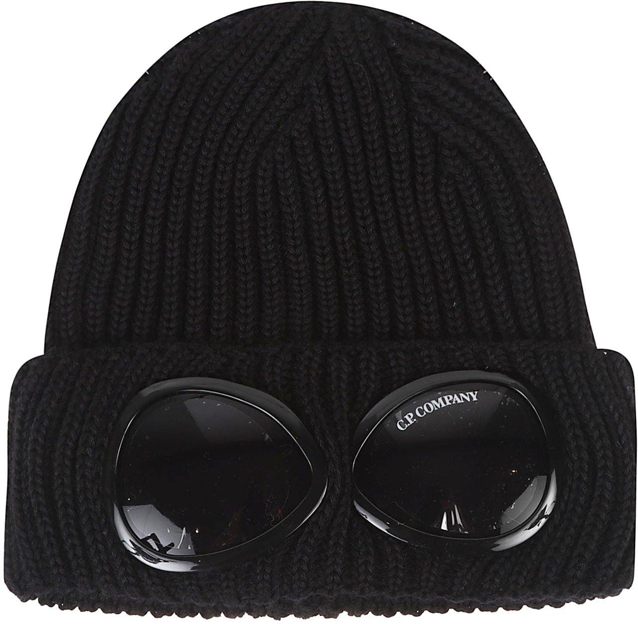 CP Company Beanie Black Zwart